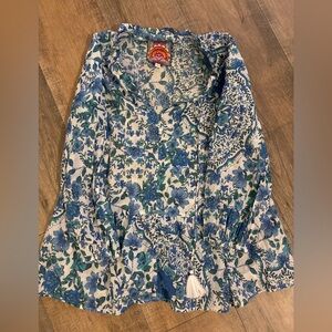 Johnny Was long sleeve top. Size medium